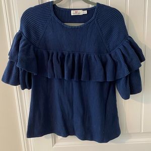 Vineyard Vines Ruffle Sweater
